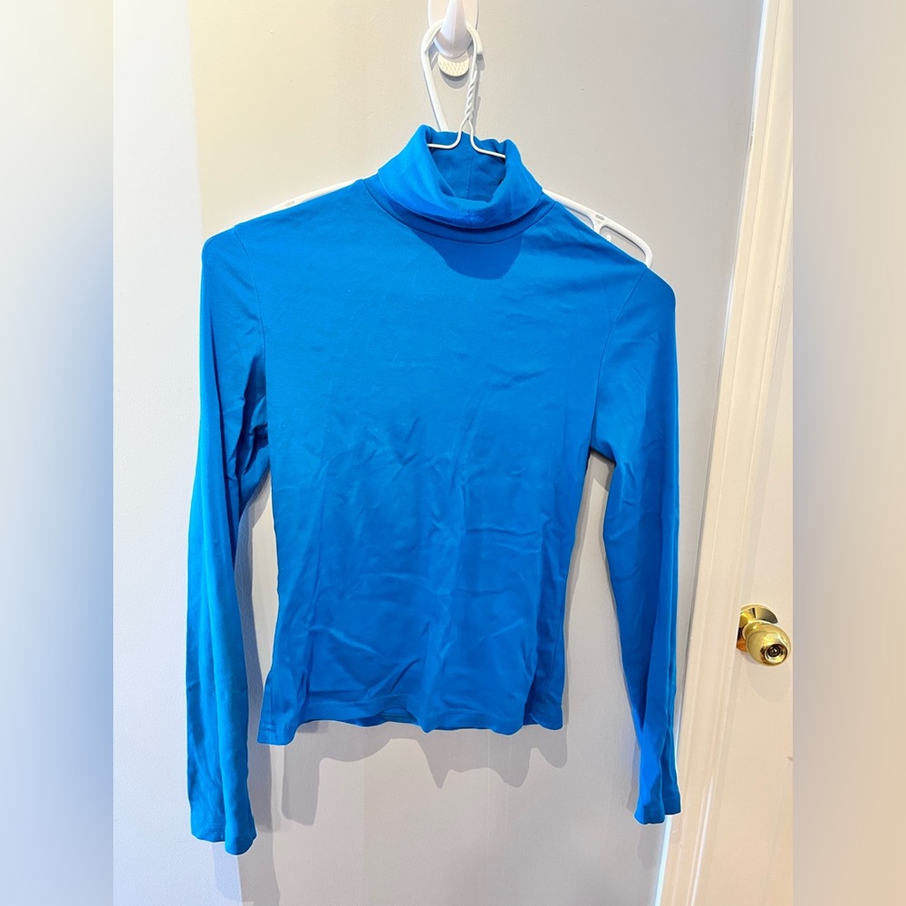 2/$20 New NY & Co. Teal turtleneck sz S